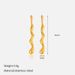 Women’s Jewelry Set Fashion High Grade Retro Earrings Stainless Steel Plated Gold Micro Inlaid Zircon Irregular Geometric Earrings_ipsvogv.com