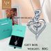Women’s Jewelry Set Fashion high end birthstone heart shaped pendant fashion rose love necklace_ipsvogv.com