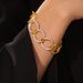 Light Luxury Design With Exaggerated Diamond Studded Bracelet, Titanium Steel Gold-plated, Fashionable And Versatile,_ipsvogv.com