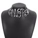 N10811 Jewelry ZA Exaggerated Letter Cool Sasa Neckchain Fashionable and Elegant Hip Hop Style Necklace_ipsvogv.com