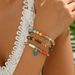 Ins style set for women's niche love geometric inlaid crystal design, high-end bracelet accessories_ipsvogv.com