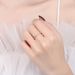 Moissanite Female Rings, Single Rings, Stacked Rings, Single Ring S925 Sterling Silver Rings_ipsvogv.com