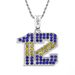 New Full Diamond Necklace Hip Hop Cuban Chain Jewelry Alloy Number 12 Pendant_ipsvogv.com