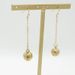 Fashion new earrings Alloy metal texture disco ball earrings Women's personalized earrings_ipsvogv.com