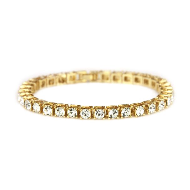 Hot selling new jewelry hip-hop single row diamond men's fashion bracelet_ipsvogv.com