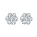 Silver Moissanite Necklace Simple And Fashionable Seven Diamond Flower Clavicle Necklace Female_ipsvogv.com