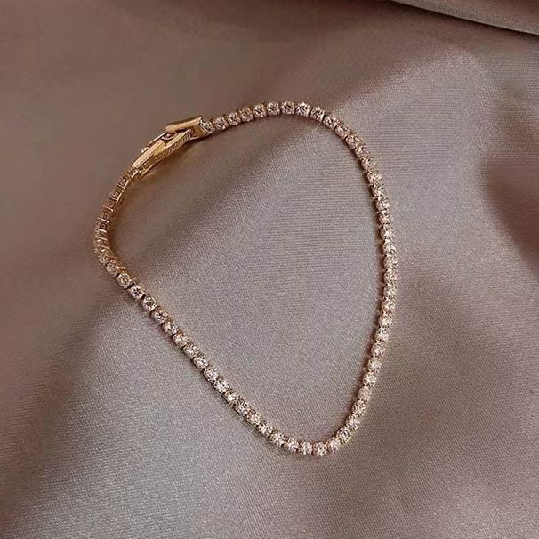 Sparkling Zircon Bracelet, Cold Style, Personalized, Versatile, Women's Light Luxury, High End, Fashionable, Stylish,_ipsvogv.com