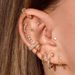Unisex popular zircon piercing ear bone nails female temperament no ear piercing ear clip screw ball earrings_ipsvogv.com