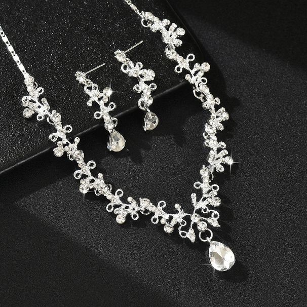 Professional Pearl Earrings, Necklace, Bracelet, Three Piece For Women's Jewelry Set_ipsvogv.com
