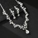 Professional Pearl Earrings, Necklace, Bracelet, Three Piece For Women's Jewelry Set_ipsvogv.com