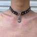Leopad Head Zippe Necklace, Haajuku Gothic Subcultue, Niche Design, Vesatile Neck Stap, Punk Hip-hop Leathe_ipsvogv.com