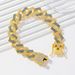 New Style Bracelet 12mm Alloy Full Diamond Cuban Chain Unisex Personality Hip-Hop Jewelry_ipsvogv.com