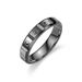 New Fashion Titanium Steel Design Sense Personalized Couple Ring Handicraft_ipsvogv.com