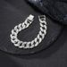 Hot Item Hip-Hop Personality Trendy Brand Dominant 15mm Alloy Rhinestone Cuban Chain Necklace_ipsvogv.com