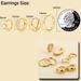 Women’s Jewelry Set Fashion Hot Selling Unique Small Inlaid Zircon Earrings Fashionable Simple Brass Real Gold Electroplated Earrings Set_ipsvogv.com