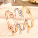 New Titanium Steel Bracelet For Women, Roman Ring Double Diamond Zircon, High Grade Sensation, Internet Celebrity_ipsvogv.com