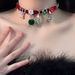 Christmas Necklace Bracelet Personality Sweet Cool Santa Claus Clavicle Chain All Match Necklace And Hand Jewelry_ipsvogv.com