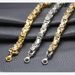 Stainless Emperor Trendy Byzantine Necklace Personality Versatile Dominant Men's Bracelet Titanium Steel Jewelry Chain_ipsvogv.com