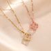 Korean Version Titanium Steel Necklace, Women's Agile Clover Pendant, Simple Collarbone Chain, Birthday Gift For_ipsvogv.com