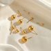 Women’s Jewelry Set Fashion Simple Stainless Steel Earrings Niche Design 1mm/4mm Simple Bean Round Bead Earrings For Women_ipsvogv.com