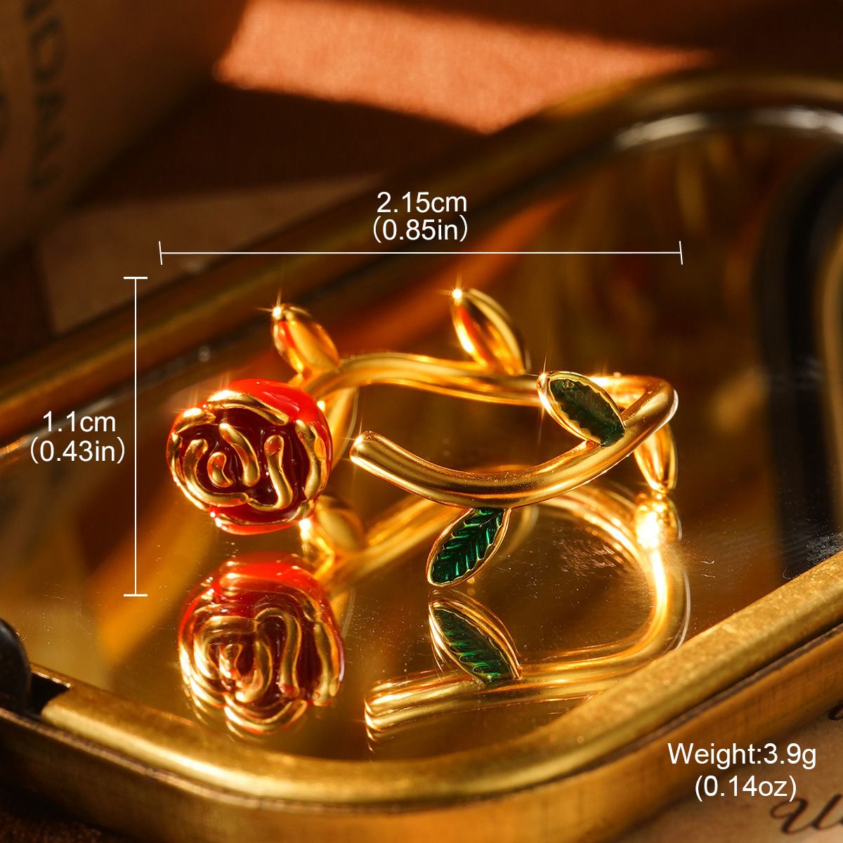French High End Niche Flower Hand Jewelry Oil Drop Vintage Rose Natural Pearl High End Ring_ipsvogv.com