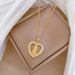 Titanium Steel 【 】 Heart-Shaped Portrait Diamonds, Light Luxury Temperament, Gorgeous Full Of Diamonds Necklace, Women's 【 】 , Temperament, Necklace,_ipsvogv.com