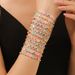 Bohemian Style Letter INS Colorful Rice Beads Beaded Bracelet Jewelry Diy Children's Bracelet Female Summer Luminous Bracelet_ipsvogv.com