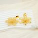 Gold Plated Flowers, Jewelry, Computer Chip Set, Wedding Gift, Bride Necklace, Earring Pendant, Luxurious Jewelry_ipsvogv.com