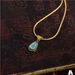 Meichen French Transparent Green Water Droplets Blue Ocean Collar Chain Fashionable And Personalized Titanium Steel Gold_ipsvogv.com