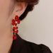 Fashion Socialite Drop Oil Flower Earrings With Silver Needles, Personalized Light Luxury, Niche Design Earrings, Same_ipsvogv.com
