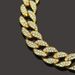 Accessories Hot Sale Hip Hop Diamond-Encrusted Cuban Bracelet Fashion Trendy Men's Jewelry_ipsvogv.com