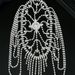 Rhinestone hair chain exaggerated multi layer tassel forehead chain temperament luxury hair accessories headdress chain_ipsvogv.com