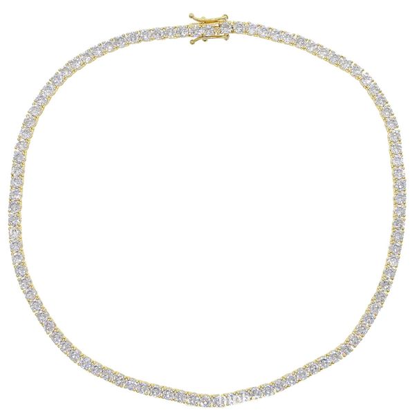 4mm Zircon Tennis Chain Hip Hop New Stone Inlaid Couple Necklace_ipsvogv.com