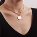 Niche Design High-end Splicing Chain Fritillary Pendant Necklace Female, Cold Wind OT Buckle Pearl Necklace Decoration_ipsvogv.com