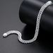 Men's Silver-Plated Bold Horsewhip Bracelet Simple Style Braided Wristband Trendy Hip-Hop Light Luxury Jewelry_ipsvogv.com
