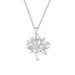 Jewelry Micro Inlaid Pendant S Pure Silver Temperament Simple Collarbone Chain Life Tree Necklace_ipsvogv.com