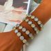 Fashion Versatile Round Diamond Spliced Super Shiny Bracelet Unisex Cool Hip-Hop Street Dance Trendy Jewelry_ipsvogv.com