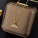 Mermaid Tail Titanium Steel Lock Bone For Women's Short And Minimalist Temperament Neck Chain Chokerins Cool Style_ipsvogv.com