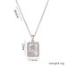 French Style Titanium Steel Inlaid True Fritillaria Rose Necklace For Women, Fashionable High-end, Niche And Exquisite_ipsvogv.com