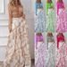 Women's clothing new printed casual suit lapel sexy strap shirt high waist wide leg pants two piece suit_ipsvogv.com