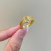 New Vintage Brushed Zircon With A Female Court Style, Delicate, Simple, High-end, Versatile Index Finger Ring_ipsvogv.com