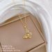 】 Threaded 【 Sky Butterfly Light Luxury Charm Gorgeous Full Diamond Necklace Women's Versatile Clavicle Titanium Steel 【 】_ipsvogv.com