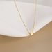Beifei Korean Version S Pure INS Temperament Simple Square Pendant Women's Necklace Chain Decoration Student Silver_ipsvogv.com
