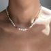Red Cross Collarbone Chain, Men's High-end Feel, Colorful Niche Design Accessories, Pearl Necklace, Versatile And Trendy_ipsvogv.com