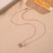 Circular Small Waist Pendant Necklace For Women's Collarbone Chain, 2023 New Trendy Internet Celebrity Neck Accessory_ipsvogv.com