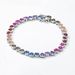 Love rainbow zircon bracelet S925 silver package inlaid with colorful zirconium colored gemstone hand jewelry simple light luxury fashion women_ipsvogv.com