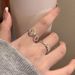 Irregular Bow Ring For Women In Autumn Winter, Light Luxury Cold Style, Opening Index Finger Ring, Fashionable_ipsvogv.com