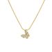 Copper Inlaid Zircon Hollow Butterfly Necklace With Niche Design, Small And Exquisite Collarbone, Round Snake Neck_ipsvogv.com