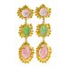 Fashionable with crystal inlay for women, exaggerated personality, multi-layered earrings, versatile earrings_ipsvogv.com