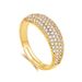 Unisex Fashion Style Personality Full Of Stars Full Of Diamonds Inlaid Design Sense Of Light Luxury Gold Plated Ring_ipsvogv.com
